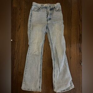 PacSun Blue Flare Wide Leg Denim